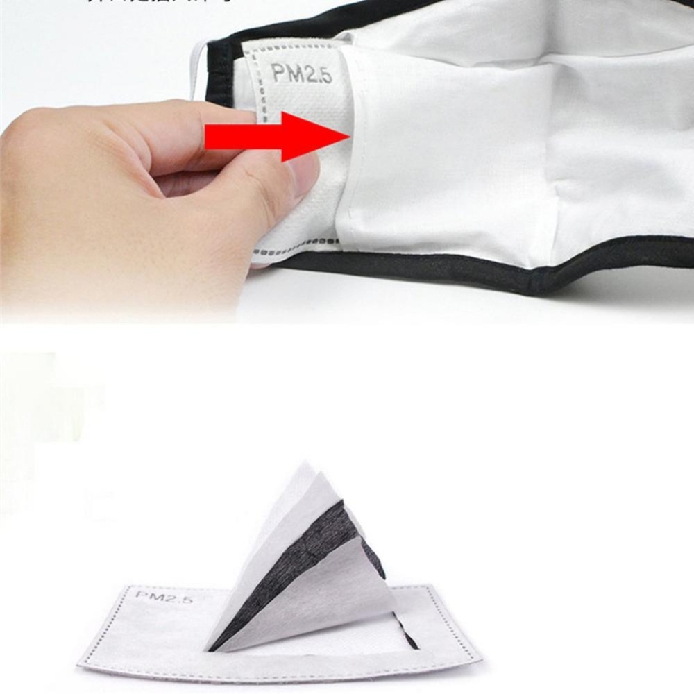 ❤ 3 Face Masks 6 Replaceable Filters Adjustable - Picture 3 of 5